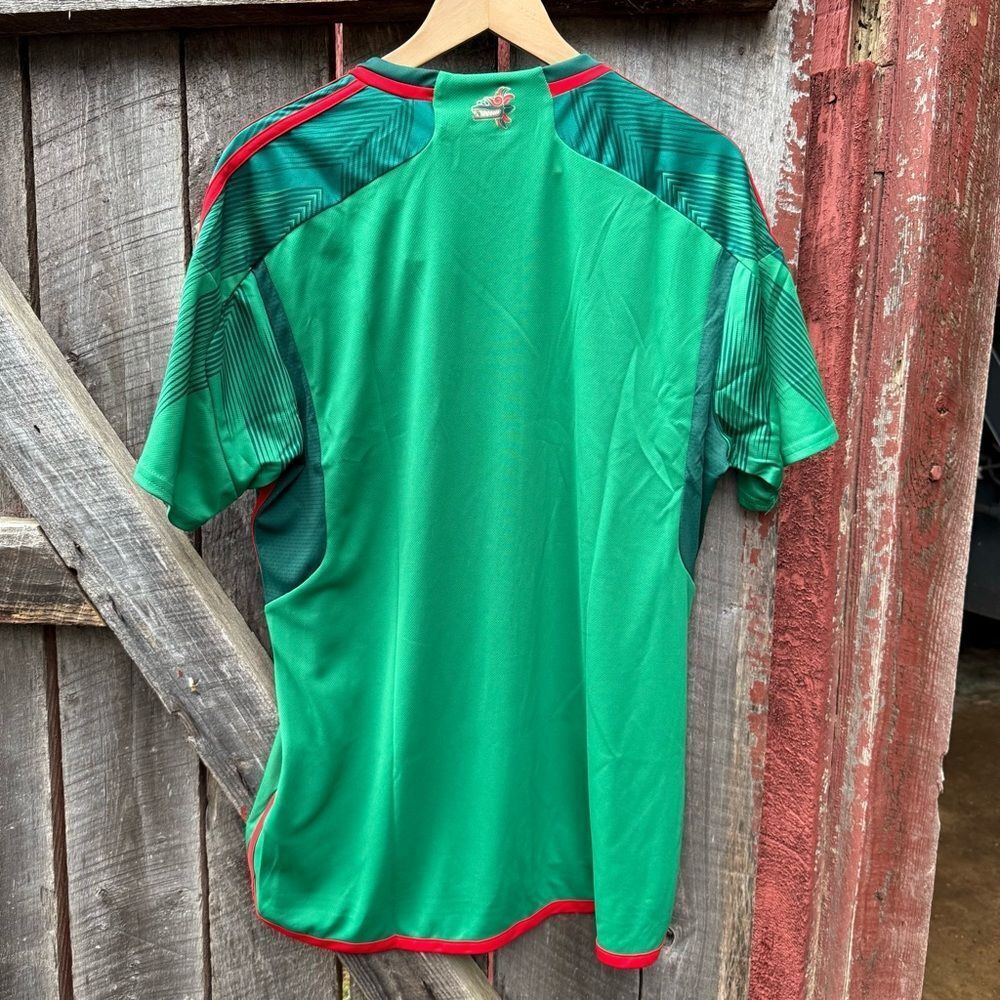 Men's XL Adidas Mexico 2022 World Cup Home Jersey - Picture 3 of 4